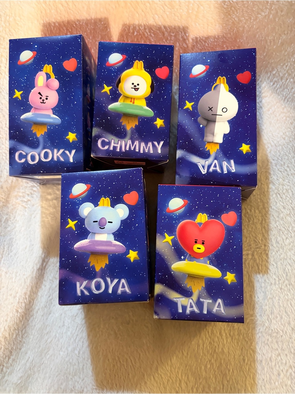 McDonald's BT21 Space Character Blind Box Set of 5